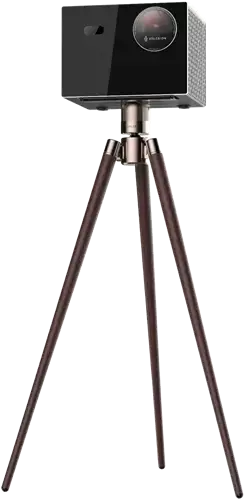 Valerion Walnut Tripod Stand Aluminium Noyer - Neuf Outlet