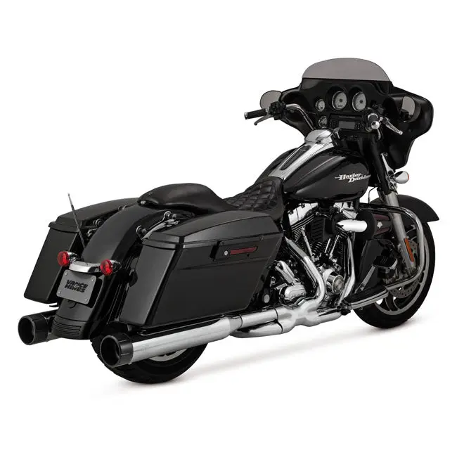 Vance & Hines Raider 450 Oversized Touring Slip-On Mufflers for Harley