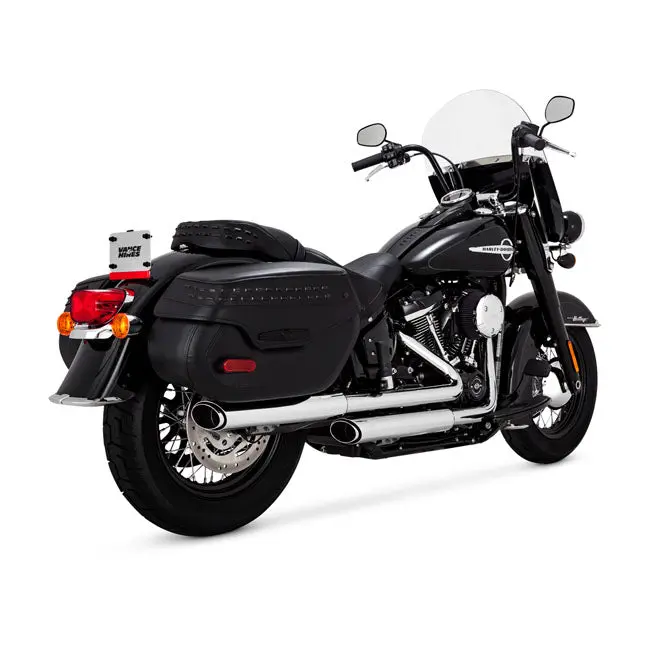 Vance & Hines Twin Slash 3" Slip-On Mufflers for Harley