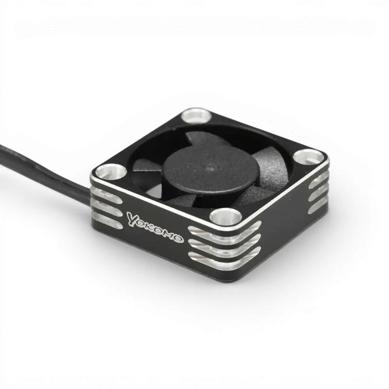 Ventilateur 30mm aluminium Gris