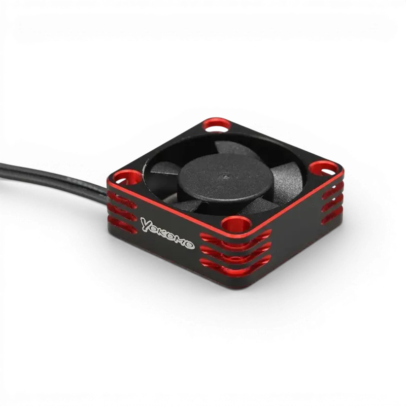 Ventilateur 30mm aluminium Rouge