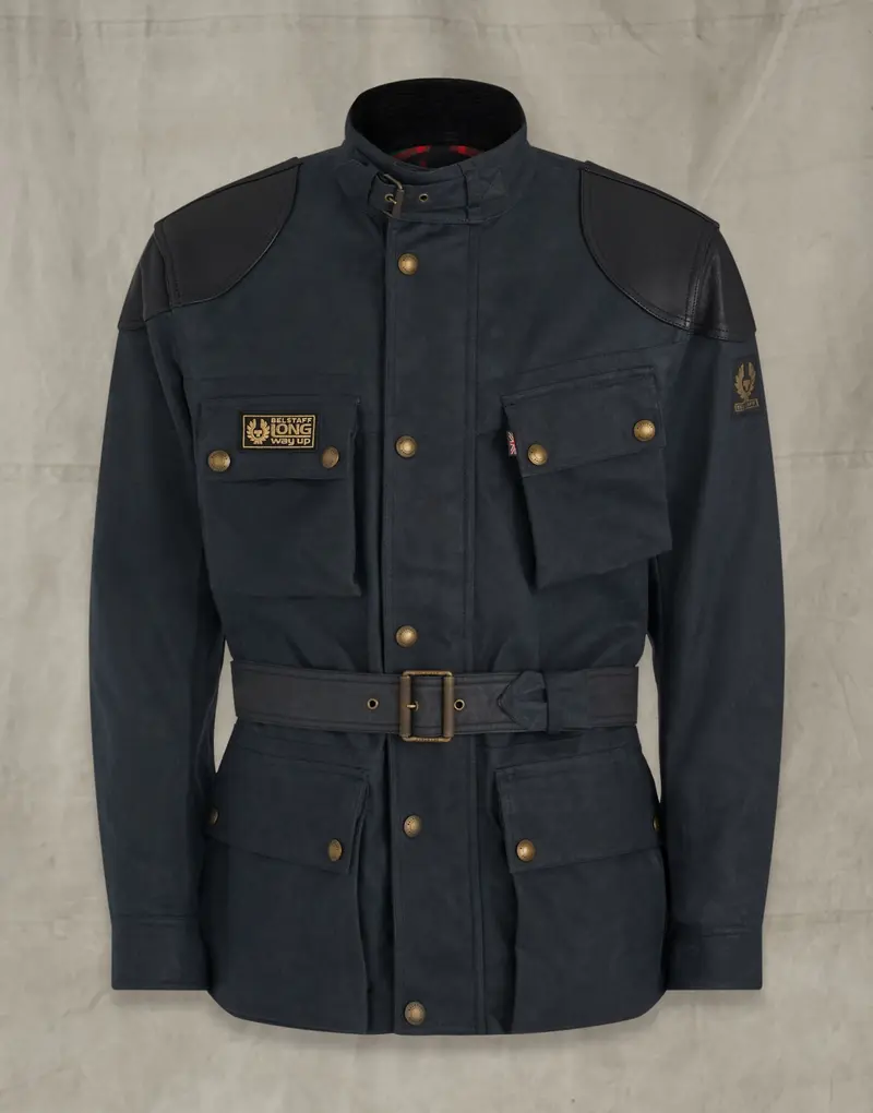 VESTE BELSTAFF MCGREGOR PRO VINTAGE NOIR VIEILLI