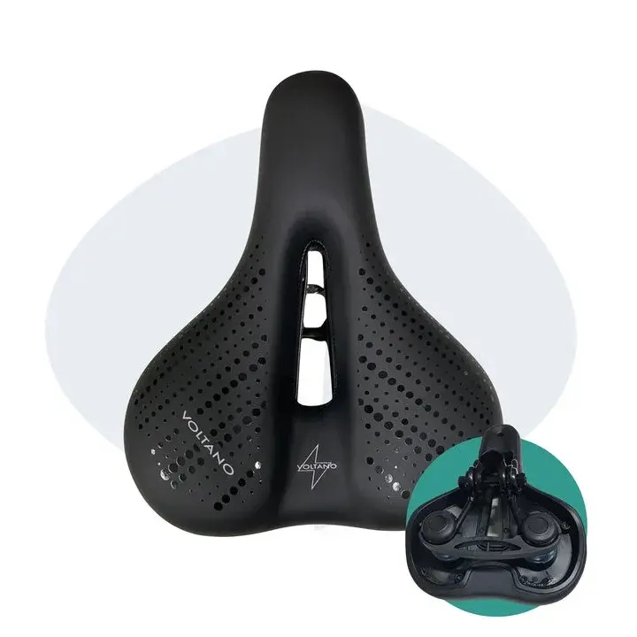 Voltano Selle de vélo pour femme avec découpe Noir - Neuf Outlet