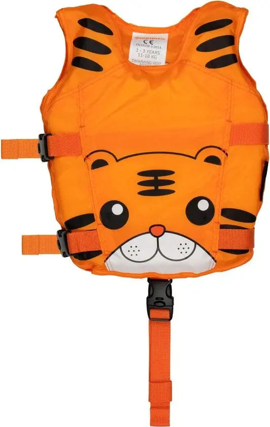 Waimea Gilet de natation Animal 1-3 Ans XS Orange/Blanc - Neuf Outlet