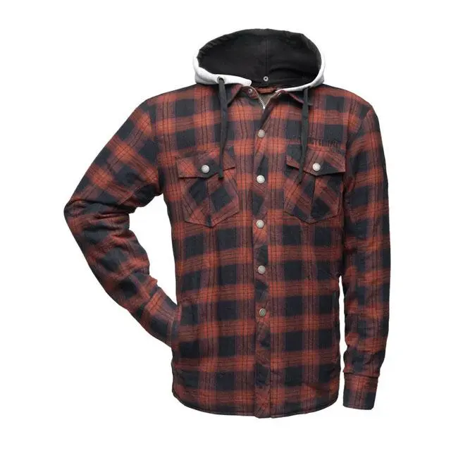 WCC Austin Kevlar Shirt Rouge/Noir