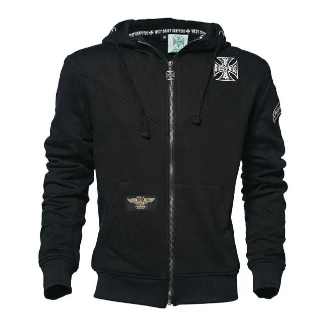 WCC OG Classic Panel Zip hoodie Noir