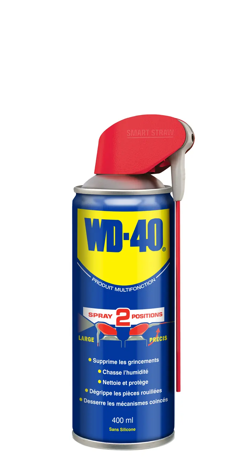 WD-40 Aérosol Spray Double Position - Lubrifiant, Dégrippant et Protecteur Polyvalent