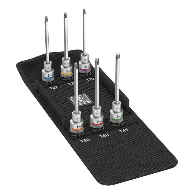 Wera Zyklop 1/2" Drive Extended Torx Socket Bit Set