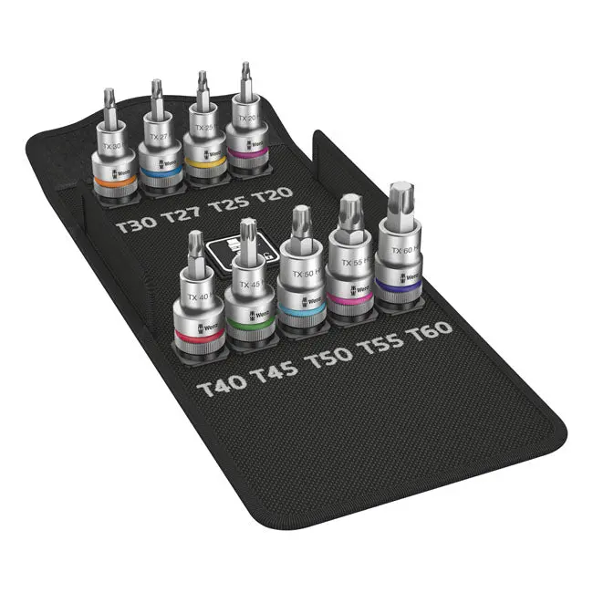 Wera Zyklop 1/2" Drive Torx Socket Bit Set