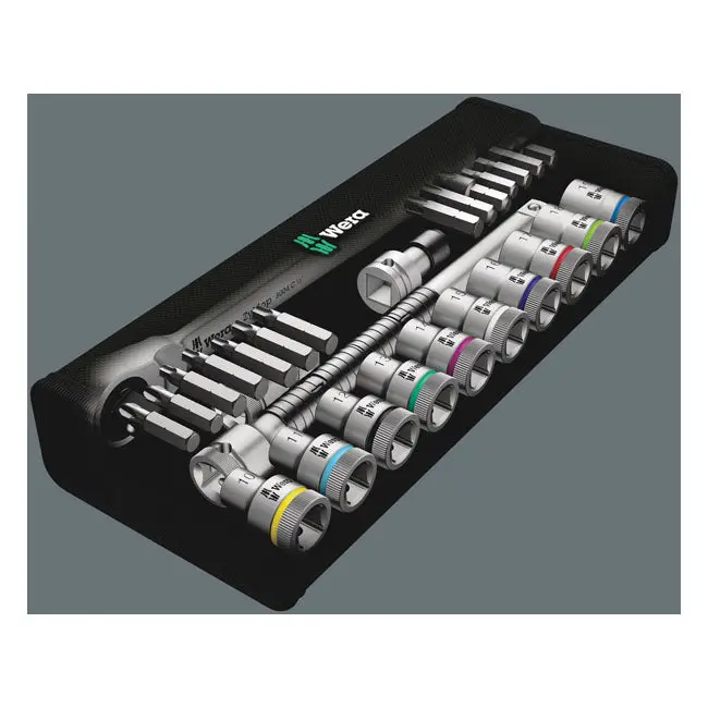 Wera Zyklop Metal Ratchet Switch Kit 1/2" Drive 28-pcs Metric Sizes