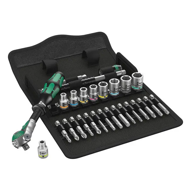 Wera Zyklop Ratchet Kit 1/4" Drive 28-pcs Metric Sizes