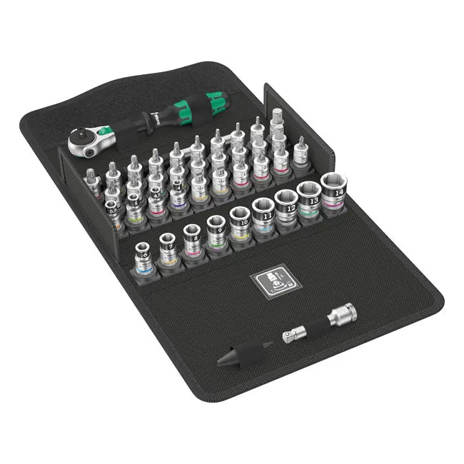 Wera Zyklop Ratchet Kit 1/4" Drive 42-pcs Metric Sizes