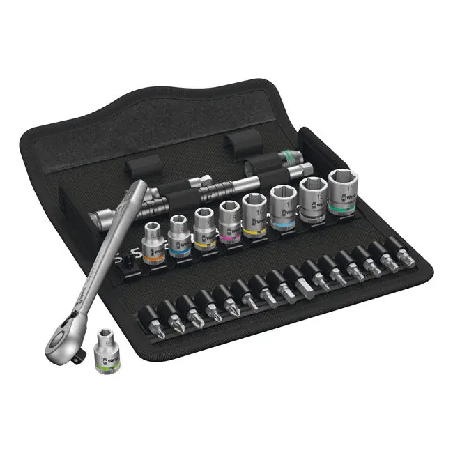 Wera Zyklop Ratchet Switch Kit 1/4" Drive 28-pcs Metric Sizes