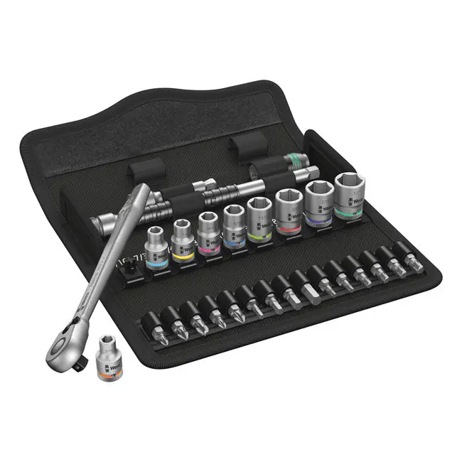 Wera Zyklop Ratchet Switch Kit 1/4" Drive 28-pcs US Sizes