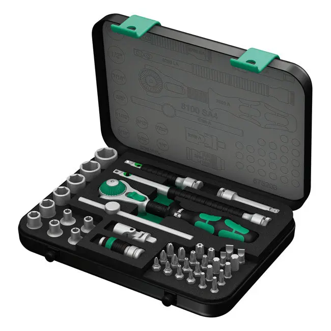 Wera Zyklop Speed Ratchet Kit 1/4" Drive 41-pcs US Sizes