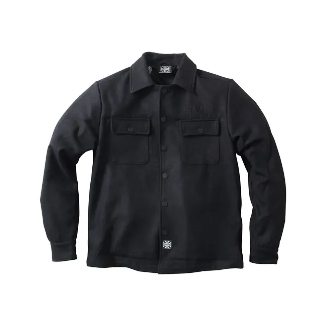 West Coast Choppers Veste chemise à carreaux doublée de laine