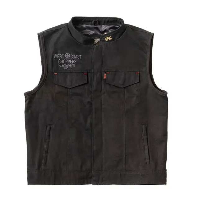 West Coast Choppers x 13 1/2 Dominator Canvas Motorcycle Vest