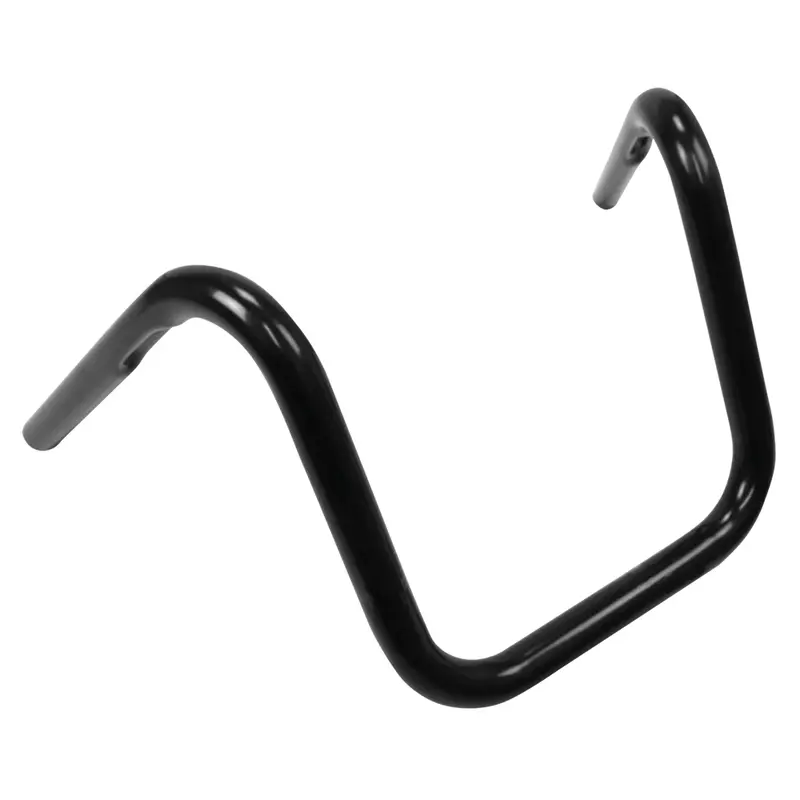 Westland Customs 1" Old School Bobber Handlebars 10" Rise Black
