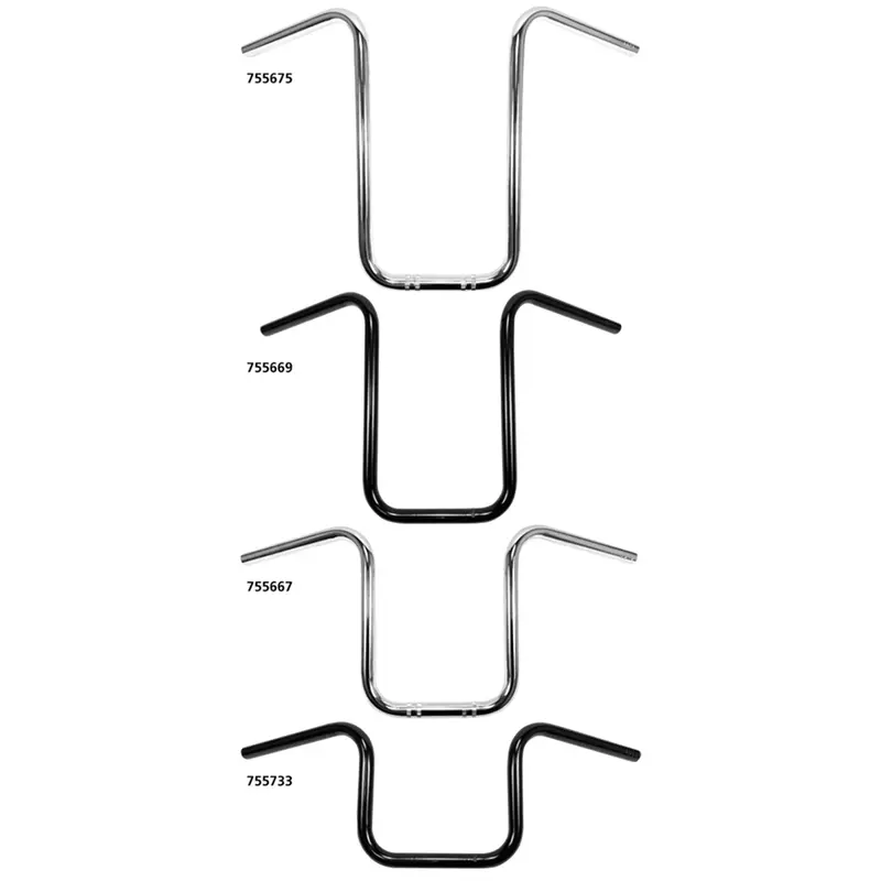 Westland Customs Motocyclette 1" étroite Ape Hanger Guidon