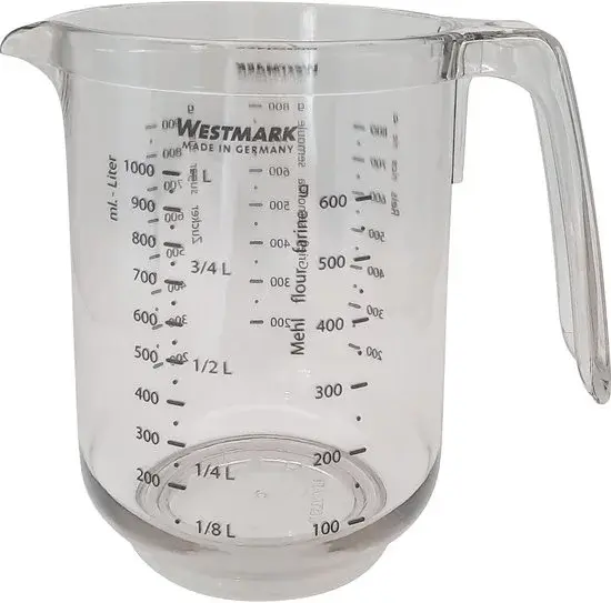 Westmark Verre doseur 1L Plastique Transparent - Nouveau Outlet