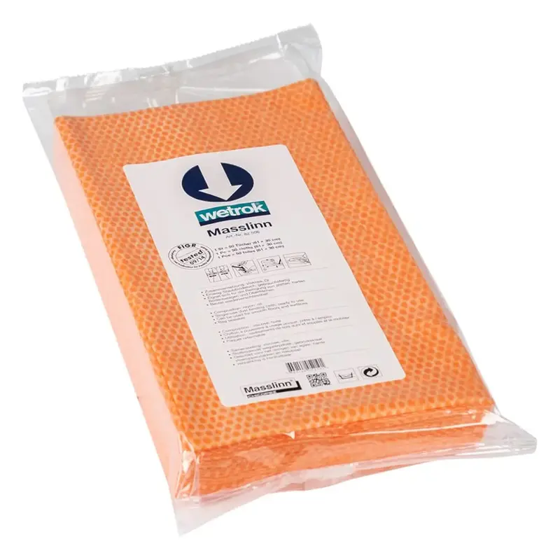 Wetrok Masslinn Chiffon anti-poussière orange imprégné d'huile