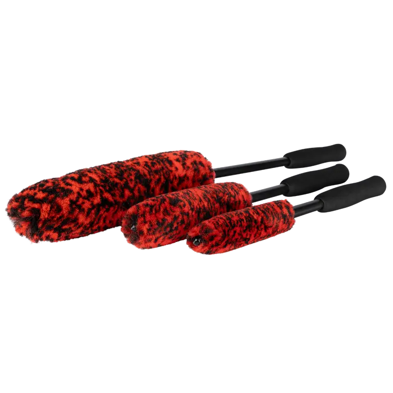 WHEEL WOOLIES COMBO Set de brosses jantes douces