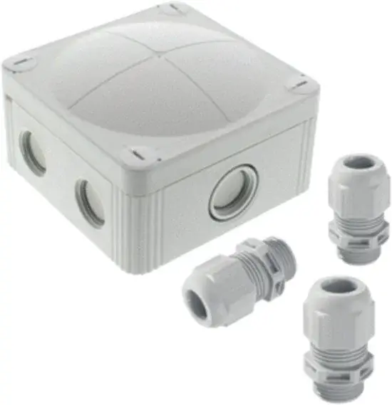 Wiska 10105969 Kabeldoos 407/3 Grijs M20 - Nieuw Outlet