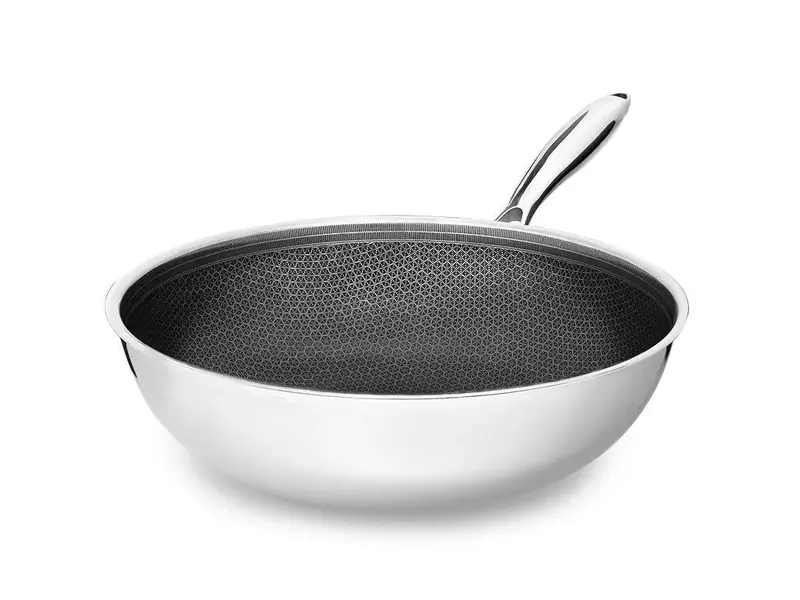 Wok hybride antiadhésif Onyx Cookware 30cm - Nouvelle sortie