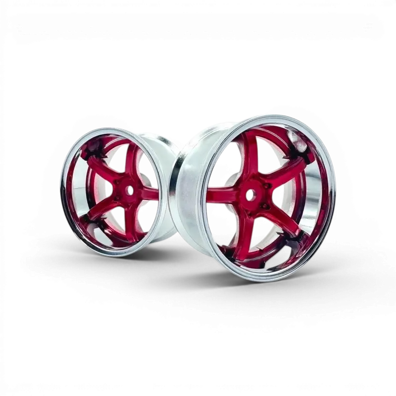 WORK EMOTION T5R OFFSET 6 Chrome/Rouge candy