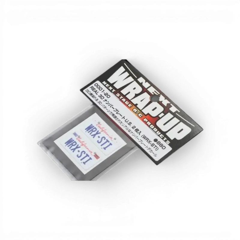 " WRX-STi " Plaque immatriculation autocollante