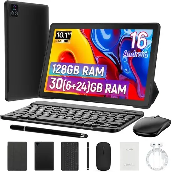 Yicty YH-X26629 10.1 inch Tablet 128GB Zwart - Nieuw