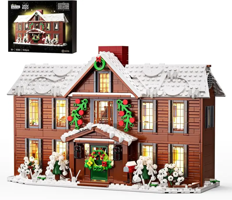 YOYBLOXY Little Women Winterhuis Bouwset 1445 stuks - Retour