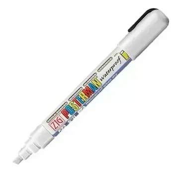 ZIG Posterman PMA-50 6mm Wit Krijtmarker 12 stuks - Nieuw